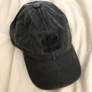 Adidas Baseball cap dark gray denim